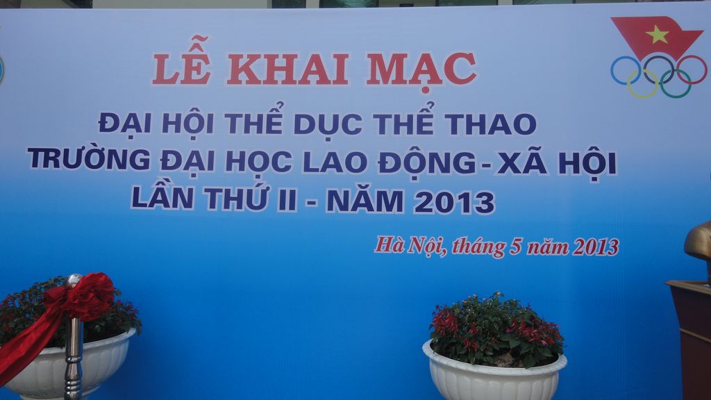 Lễ khai mạc Đại hội Thể dục Thể thao Trường Đại học Lao động – Xã hội lần thứ 2 năm 2013